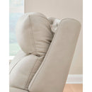  Manufacturer Color_Bone --  Signature Design by Ashley Pincara Power Leather Match Recliner IMAGE 7