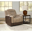  Signature Design by Ashley Mixed Motion PC8350413 Power Recliner with Adjustable Headrest IMAGE 5