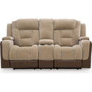  Signature Design by Ashley Mixed Motion PC8350418 Power Reclining Loveseat with Console  & Adjutasble Headrest IMAGE 3