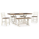  Signature Design by Ashley Brinfern PCD628-09 Large Counter Bench IMAGE 6
