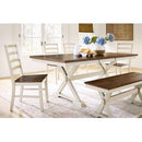  Signature Design by Ashley Brinfern PCD628-35 Rectangular Extendable Dining Table IMAGE 7