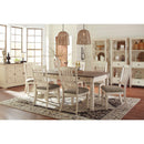  Signature Design by Ashley Bolanburg D647D8 7 pc Dining Set IMAGE 1
