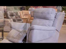  Manufacturer Color_Slate  -- Signature Design by Ashley Next Gen DuraPella Power Leather Look Recliner EXTERNAL_VIDEO 1