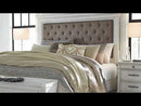  Size_California King --  Kanwyn B777 California King Upholstered Panel Storage Bed EXTERNAL_VIDEO 1